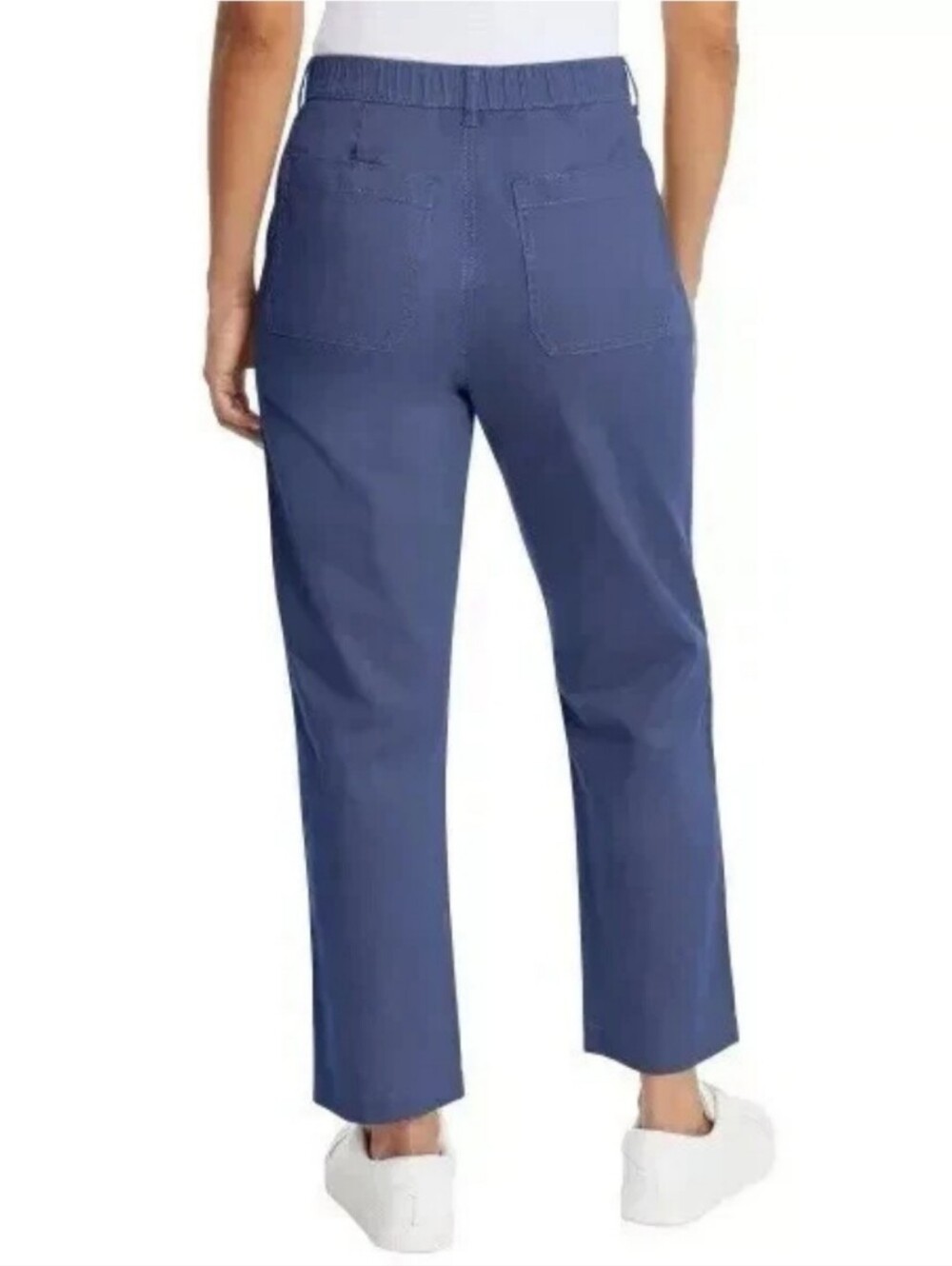 G.H. Bass & Co. Women's Chino Ankle Blue Pants Size 6 - Picture 2 of 11